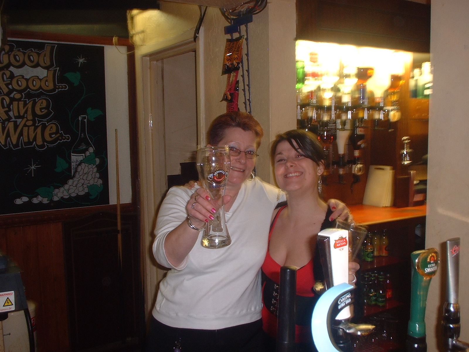 Bar Staff at the Crooked Billet