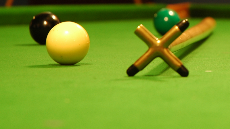 Snooker table phot